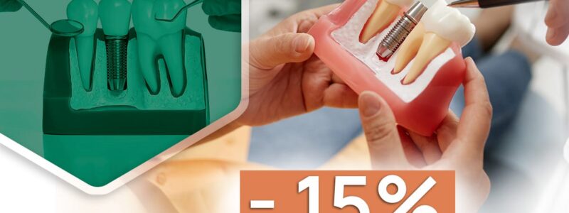 Знижка 15% на імплантацію від ADONIS